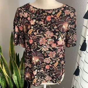 H&M Paisley Relaxed Fit Blouse